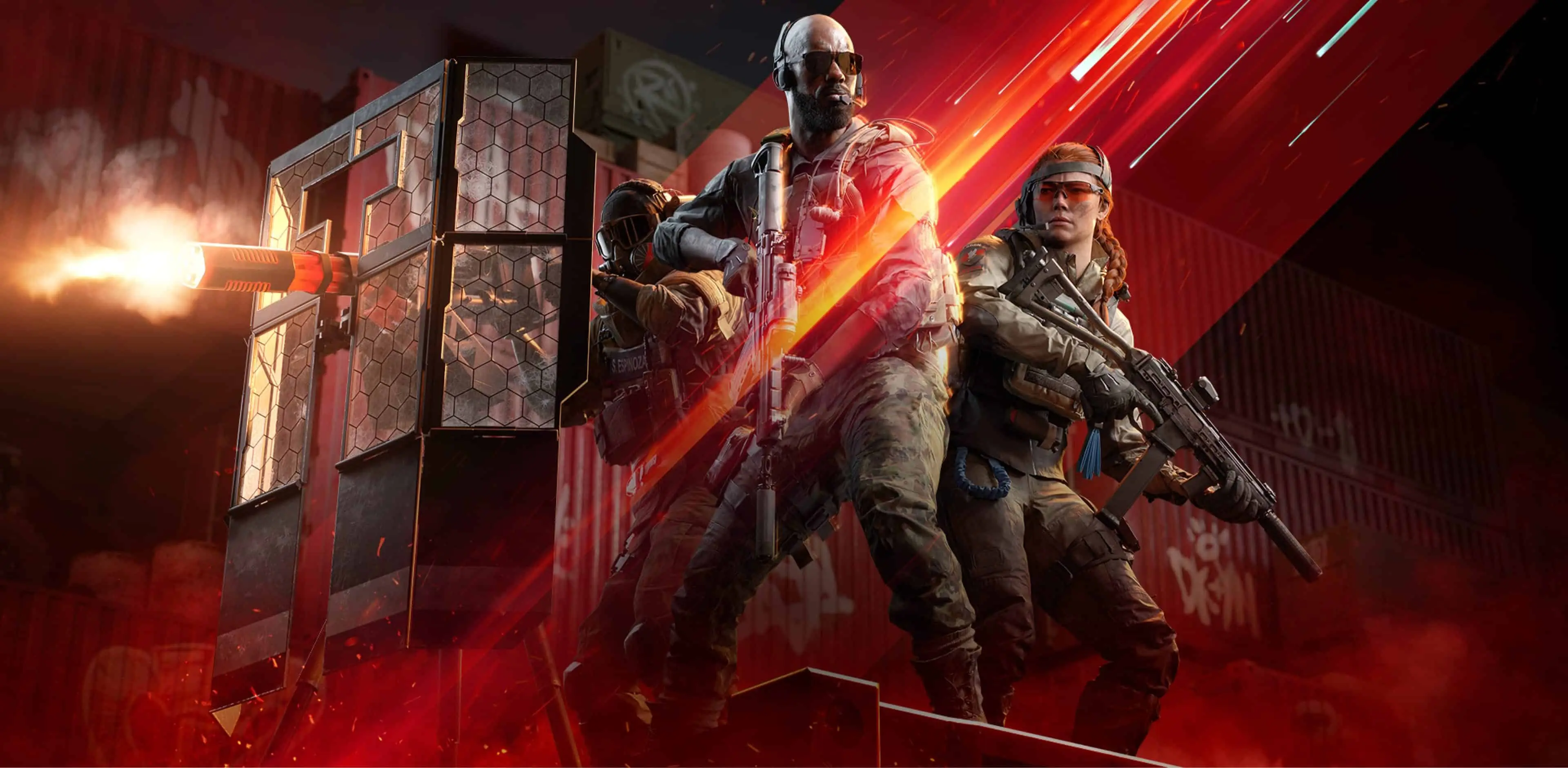 Battlefield combat scene